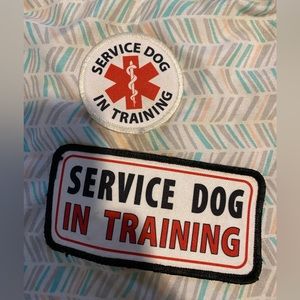 Service dog patches